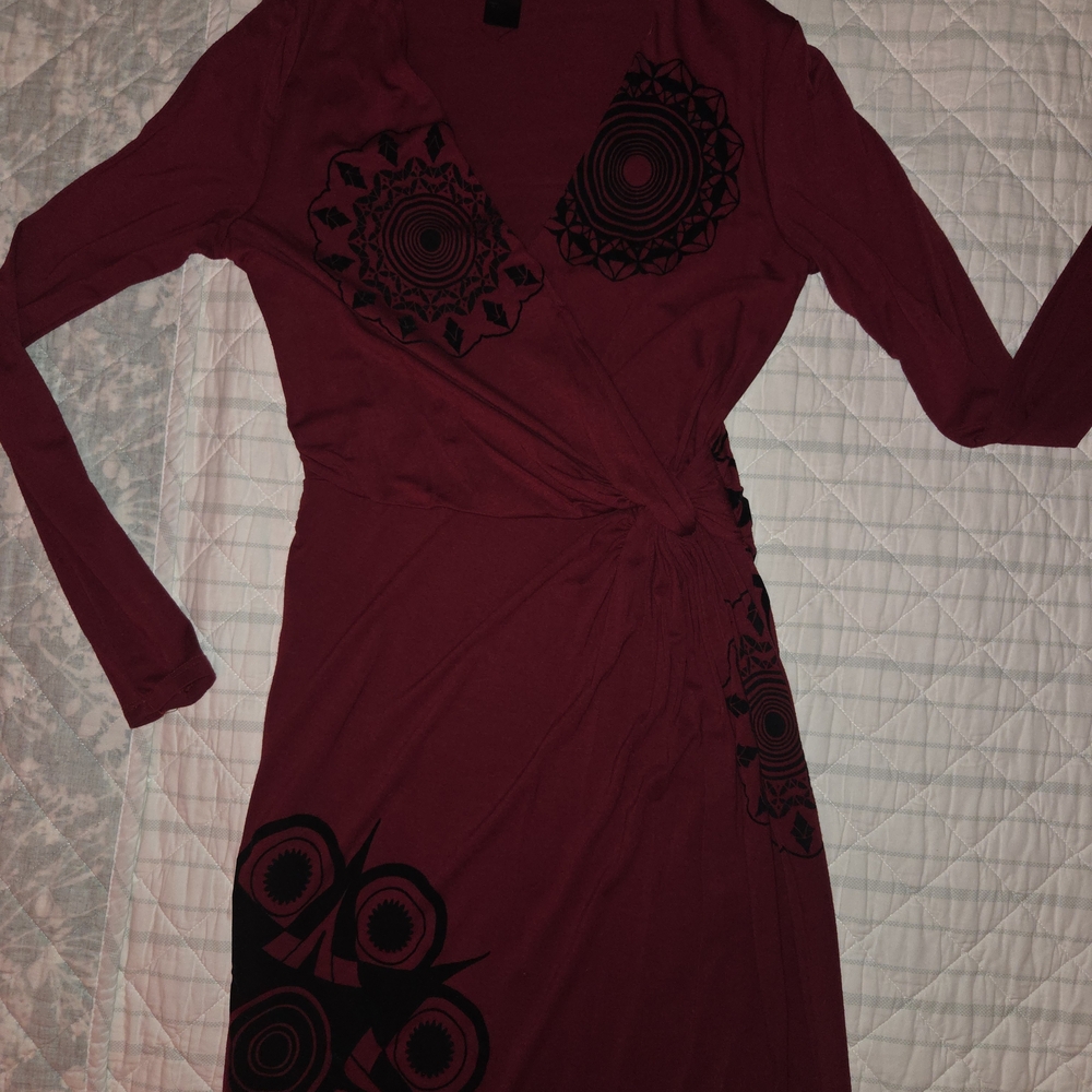 Red Long Sleeve Dress